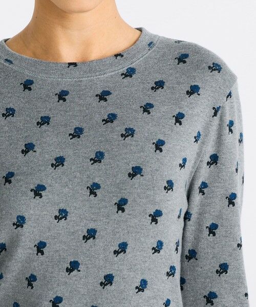 TOMORROWLAND / トゥモローランド カットソー（半袖以外） | コットンモダールフライス フラワープリント ロングスリーブトップス | 詳細5