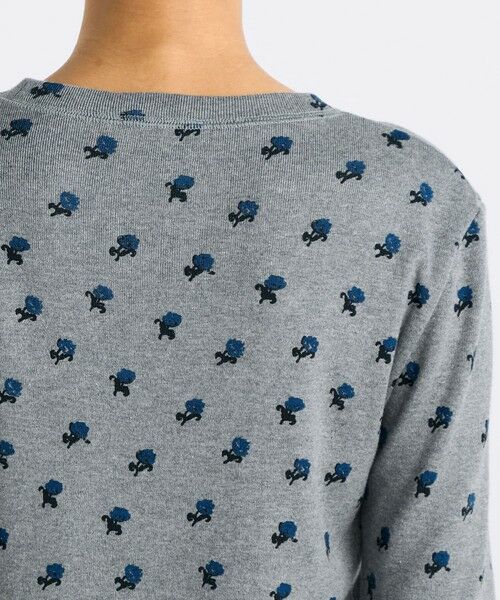 TOMORROWLAND / トゥモローランド カットソー（半袖以外） | コットンモダールフライス フラワープリント ロングスリーブトップス | 詳細6