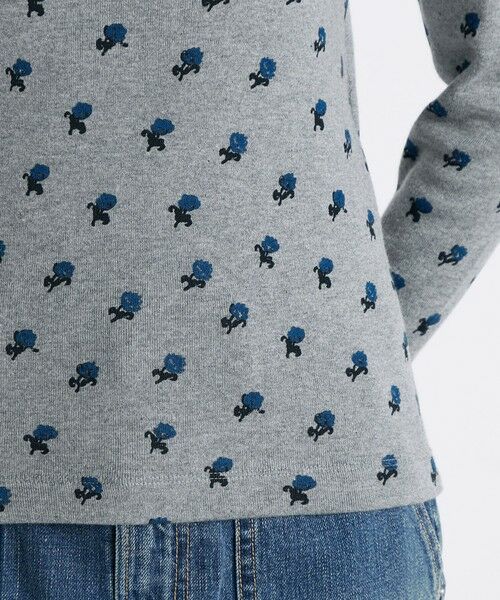 TOMORROWLAND / トゥモローランド カットソー（半袖以外） | コットンモダールフライス フラワープリント ロングスリーブトップス | 詳細8