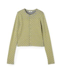 TOMORROWLAND / トゥモローランド Tシャツ | コットンモダールフライス プリント カーディガン