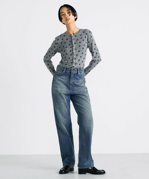 TOMORROWLAND / トゥモローランド Tシャツ | コットンモダールフライス フラワープリント カーディガン | 詳細1