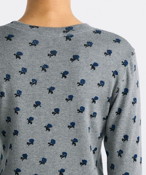 TOMORROWLAND / トゥモローランド Tシャツ | コットンモダールフライス フラワープリント カーディガン | 詳細6