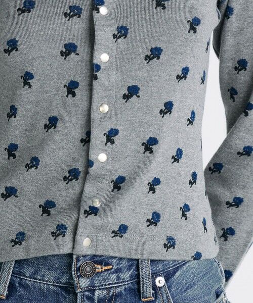 TOMORROWLAND / トゥモローランド Tシャツ | コットンモダールフライス フラワープリント カーディガン | 詳細8