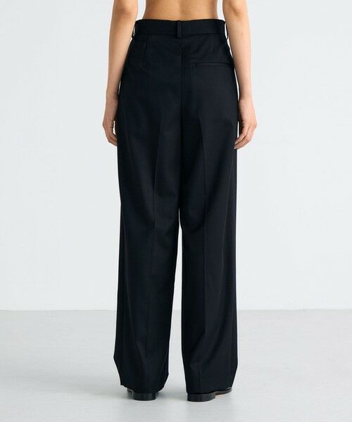 TOMORROWLAND / トゥモローランド スラックス・ドレスパンツ | Super160's ウールツイル 2タックワイドスラックス | 詳細4