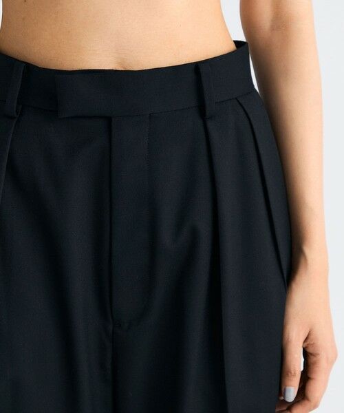 TOMORROWLAND / トゥモローランド スラックス・ドレスパンツ | Super160's ウールツイル 2タックワイドスラックス | 詳細5