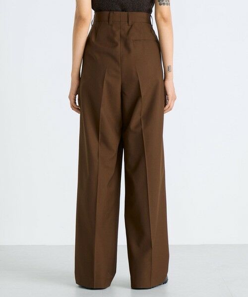 TOMORROWLAND / トゥモローランド スラックス・ドレスパンツ | ウールポリエステルドスキン スラックス | 詳細4