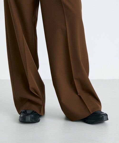 TOMORROWLAND / トゥモローランド スラックス・ドレスパンツ | ウールポリエステルドスキン スラックス | 詳細7