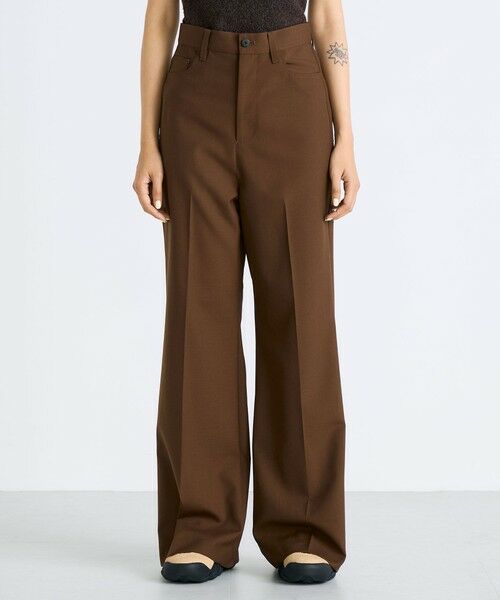 TOMORROWLAND / トゥモローランド その他パンツ | ウールポリエステルドスキン フレアパンツ | 詳細2