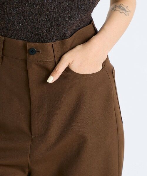 TOMORROWLAND / トゥモローランド その他パンツ | ウールポリエステルドスキン フレアパンツ | 詳細8