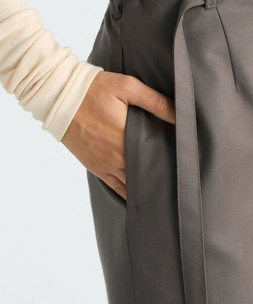 TOMORROWLAND / トゥモローランド ロング・マキシ丈スカート | Super160's ウールツイル Iラインスカート | 詳細7