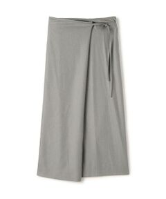 TOMORROWLAND / トゥモローランド ロング・マキシ丈スカート | ストレッチフラノ ラップスカート