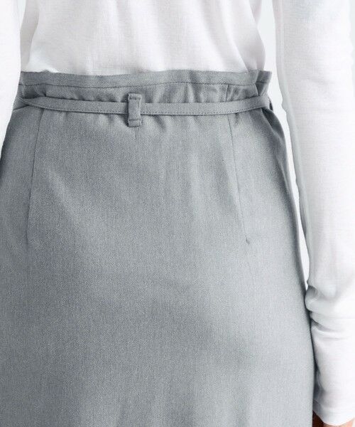 TOMORROWLAND / トゥモローランド ロング・マキシ丈スカート | ストレッチフラノ ラップスカート | 詳細6