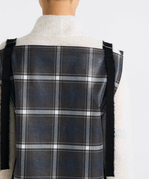 TOMORROWLAND / トゥモローランド ロング・マキシ丈ワンピース | 箔コーティングチェック  ロングワンピース | 詳細5