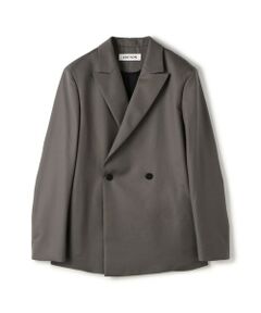 TOMORROWLAND / トゥモローランド テーラードジャケット | Super160's ウールツイル ダブルジャケット