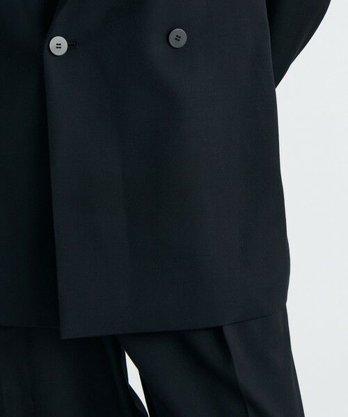 TOMORROWLAND / トゥモローランド テーラードジャケット | Super160's ウールツイル ダブルジャケット | 詳細9