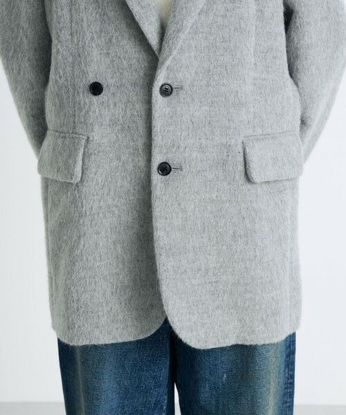 TOMORROWLAND / トゥモローランド テーラードジャケット | アルパカシャギー オーバーサイズドジャケット | 詳細10