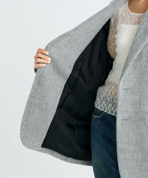 TOMORROWLAND / トゥモローランド テーラードジャケット | アルパカシャギー オーバーサイズドジャケット | 詳細6
