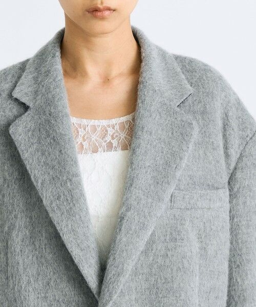 TOMORROWLAND / トゥモローランド テーラードジャケット | アルパカシャギー オーバーサイズドジャケット | 詳細7