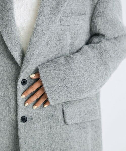 TOMORROWLAND / トゥモローランド テーラードジャケット | アルパカシャギー オーバーサイズドジャケット | 詳細9