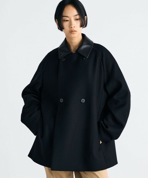 TOMORROWLAND / トゥモローランド ピーコート | Super120's ライトメルトン ショートコート | 詳細2