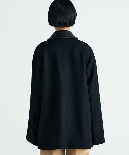 TOMORROWLAND / トゥモローランド ピーコート | Super120's ライトメルトン ショートコート | 詳細4