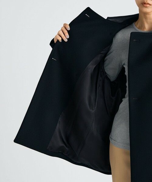 TOMORROWLAND / トゥモローランド ピーコート | Super120's ライトメルトン ショートコート | 詳細5