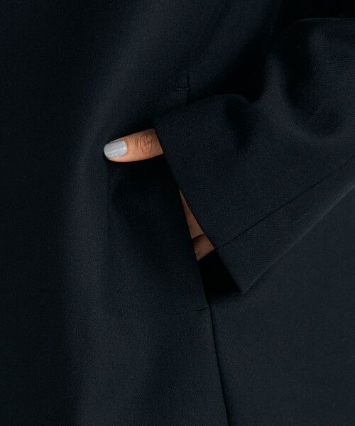 TOMORROWLAND / トゥモローランド ピーコート | Super120's ライトメルトン ショートコート | 詳細8