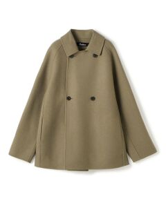 WEB先行予約】ウールカシミヤダブルフェイス Pコート