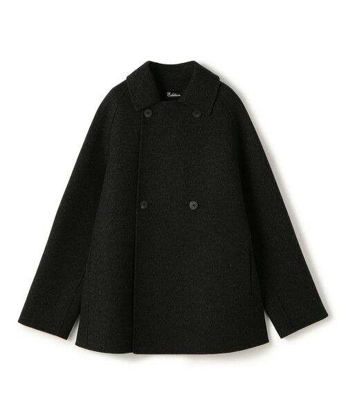 TOMORROWLAND/トゥモローランド 【WEB先行予約】ウールカシミヤ ダブルフェイス ショートコート 17 チャコールグレー 36(9号)