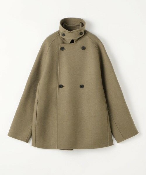 TOMORROWLAND / トゥモローランド ピーコート | ウールカシミヤ ダブルフェイス ショートコート | 詳細13