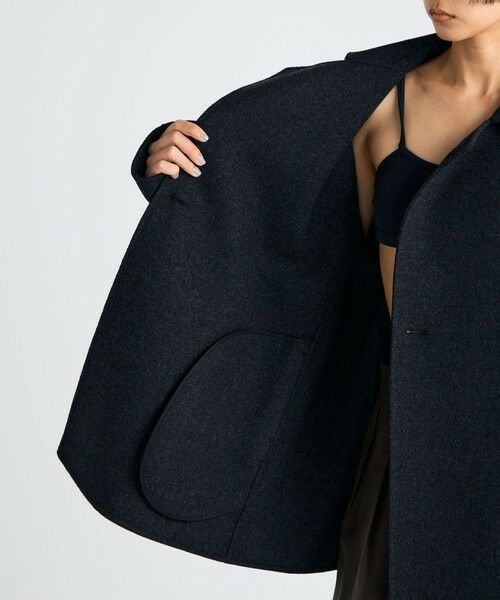 TOMORROWLAND / トゥモローランド ピーコート | ウールカシミヤ ダブルフェイス ショートコート | 詳細5