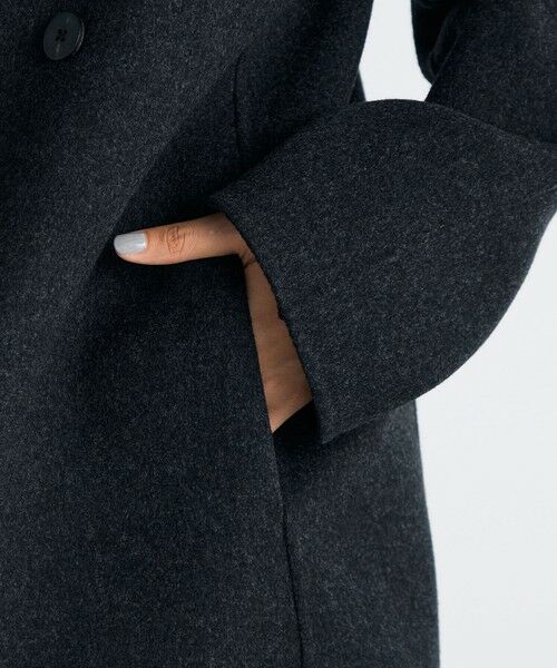 TOMORROWLAND / トゥモローランド ピーコート | ウールカシミヤ ダブルフェイス ショートコート | 詳細9