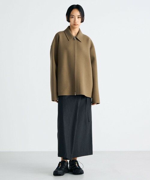 TOMORROWLAND / トゥモローランド その他アウター | ウールカシミヤ ダブルフェイス ジップブルゾン | 詳細1