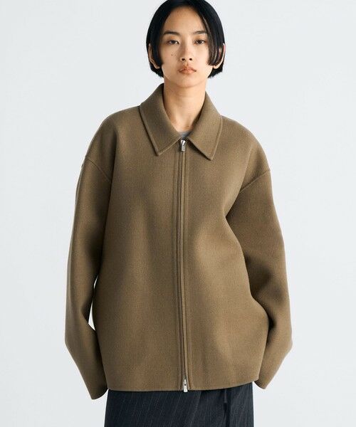 TOMORROWLAND / トゥモローランド その他アウター | ウールカシミヤ ダブルフェイス ジップブルゾン | 詳細2