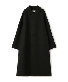 HAVERSACK/ ナイロンシルクバックギャザーバルカラーコート　マスタード HAVERSACK/ ナイロンシルクバックギャザーバルカラーコート