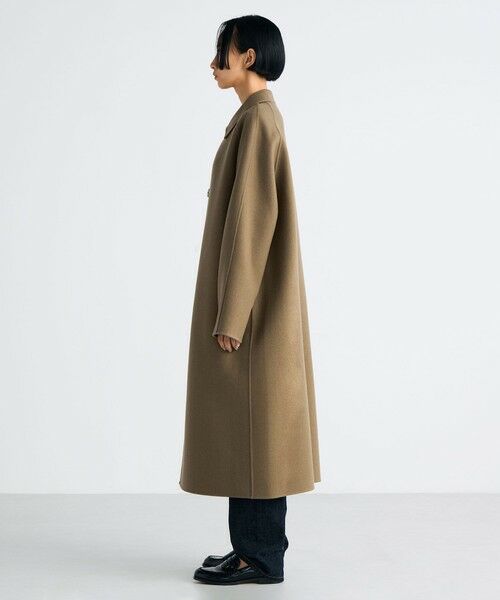 TOMORROWLAND / トゥモローランド ステンカラーコート | ウールカシミヤ ダブルフェイス ロングコート | 詳細2