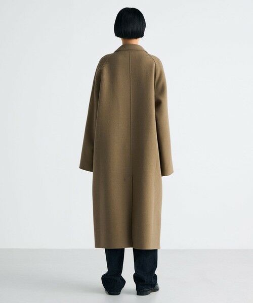 TOMORROWLAND / トゥモローランド ステンカラーコート | ウールカシミヤ ダブルフェイス ロングコート | 詳細3
