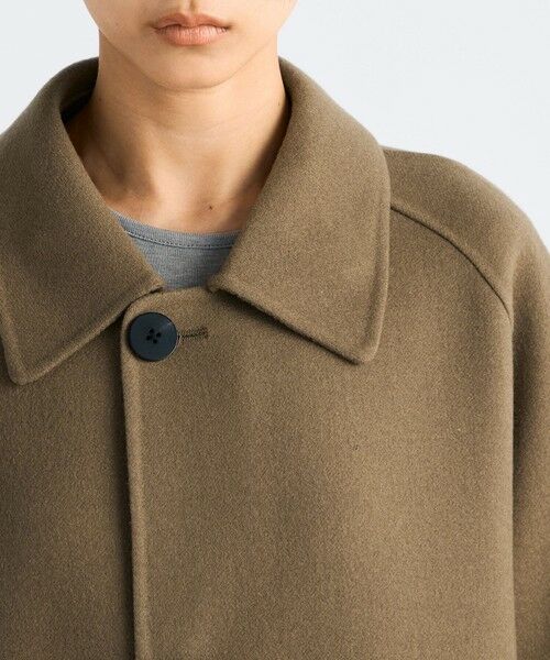 TOMORROWLAND / トゥモローランド ステンカラーコート | ウールカシミヤ ダブルフェイス ロングコート | 詳細5