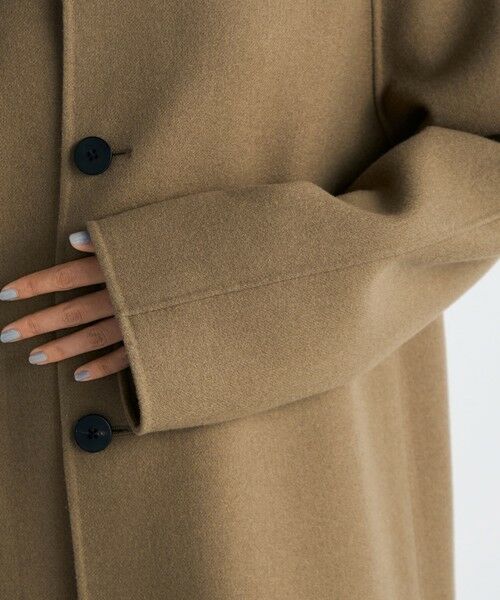TOMORROWLAND / トゥモローランド ステンカラーコート | ウールカシミヤ ダブルフェイス ロングコート | 詳細7