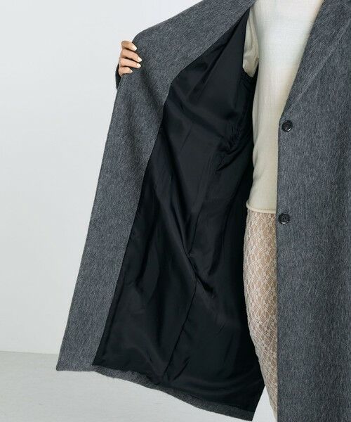 TOMORROWLAND / トゥモローランド その他アウター | アルパカシャギー チェスターコート | 詳細4