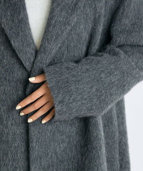 TOMORROWLAND / トゥモローランド その他アウター | アルパカシャギー チェスターコート | 詳細7