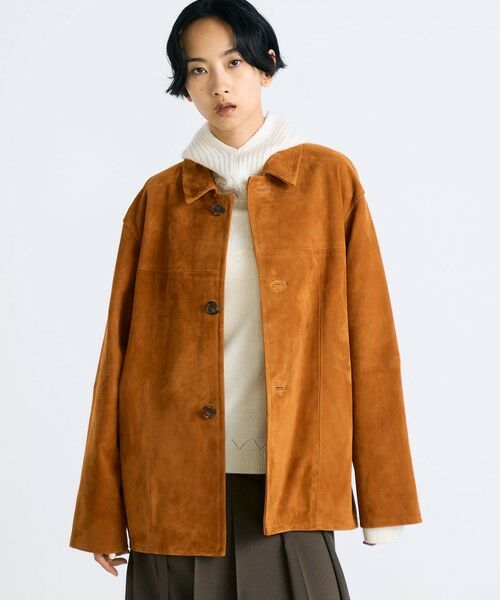 TOMORROWLAND / トゥモローランド ブルゾン | ゴートスエード カバーオール | 詳細2