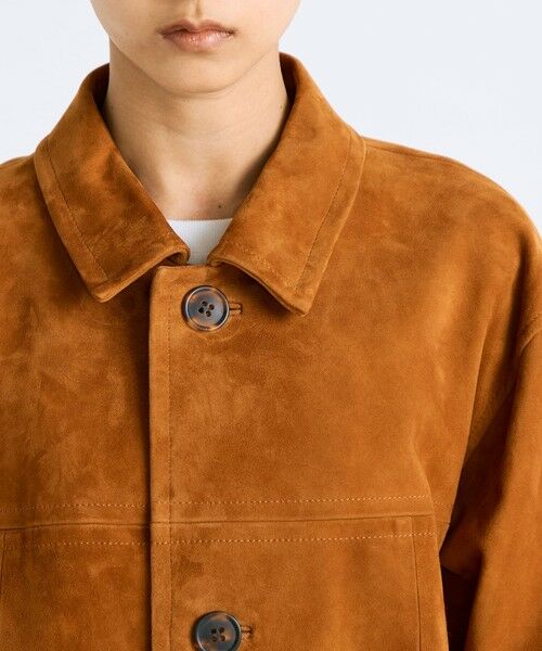 TOMORROWLAND / トゥモローランド ブルゾン | ゴートスエード カバーオール | 詳細6