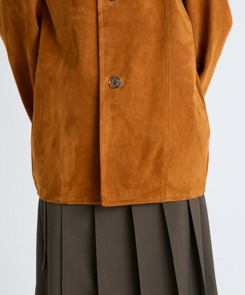 TOMORROWLAND / トゥモローランド ブルゾン | ゴートスエード カバーオール | 詳細9