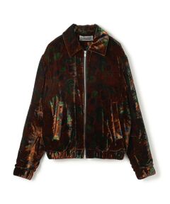 TOMORROWLAND / トゥモローランド ブルゾン | ベルベットプリント ジップブルゾン