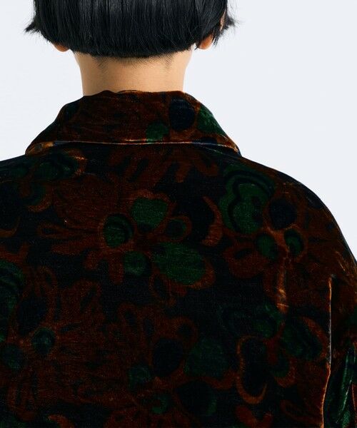 TOMORROWLAND / トゥモローランド ブルゾン | ベルベットプリント ジップブルゾン | 詳細6