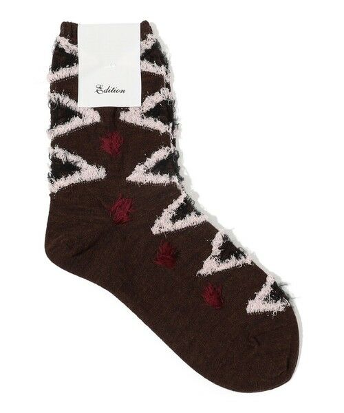 TOMORROWLAND / トゥモローランド ソックス | ジャカードソックス(45 キャメル)