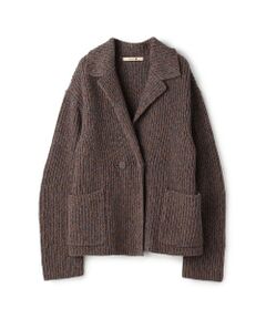 TOMORROWLAND / トゥモローランド カーディガン・ボレロ | ウールナイロンメランジ ジャケットカーディガン