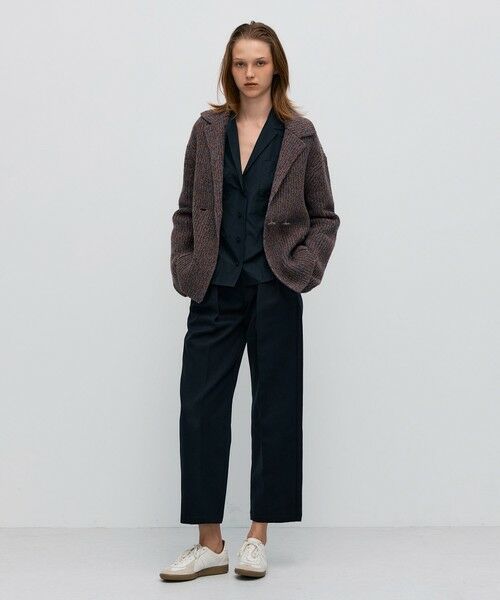 TOMORROWLAND / トゥモローランド カーディガン・ボレロ | ウールナイロンメランジ ジャケットカーディガン | 詳細1