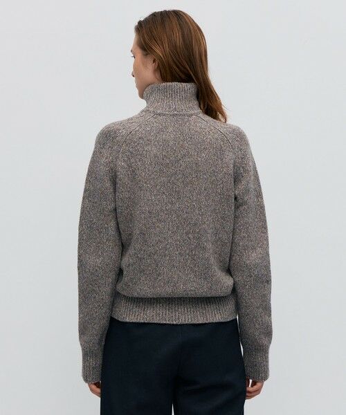 TOMORROWLAND / トゥモローランド ニット・セーター | ウールナイロンメランジ ジップアッププルオーバー | 詳細5